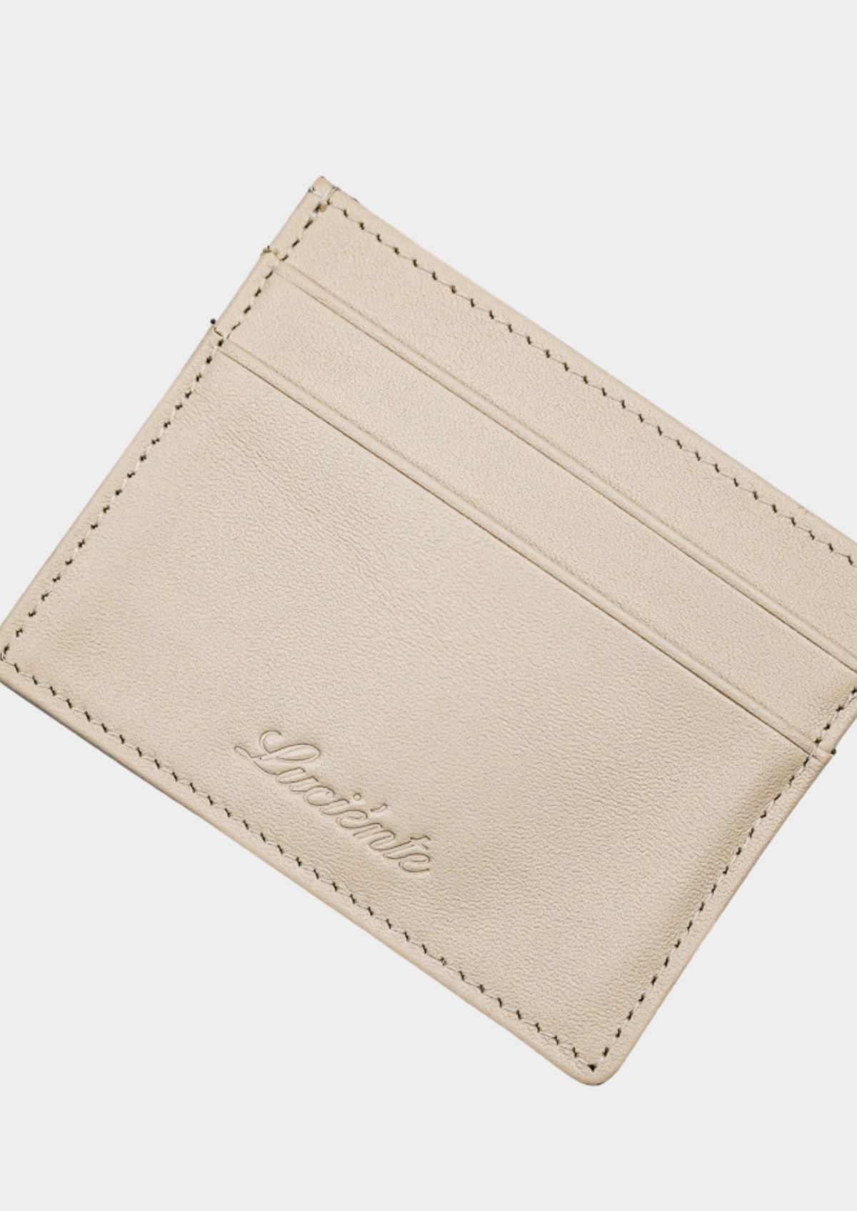 Essential Calfskin Leather Cardholder - Taupe | Portovelli