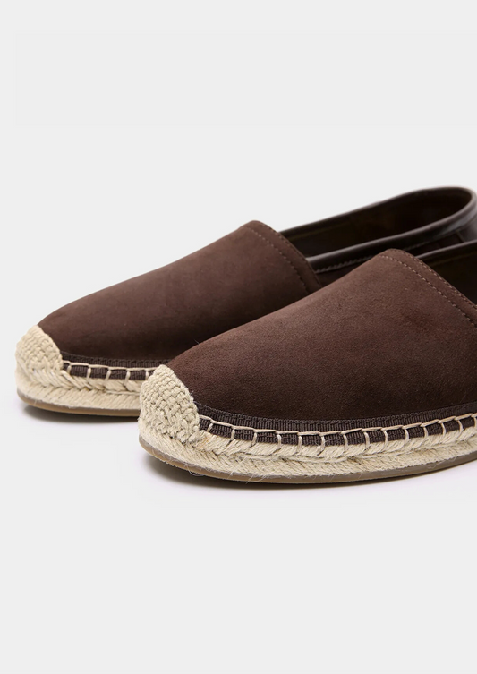 Seaside Espadrilles - Dark Brown | Portovelli