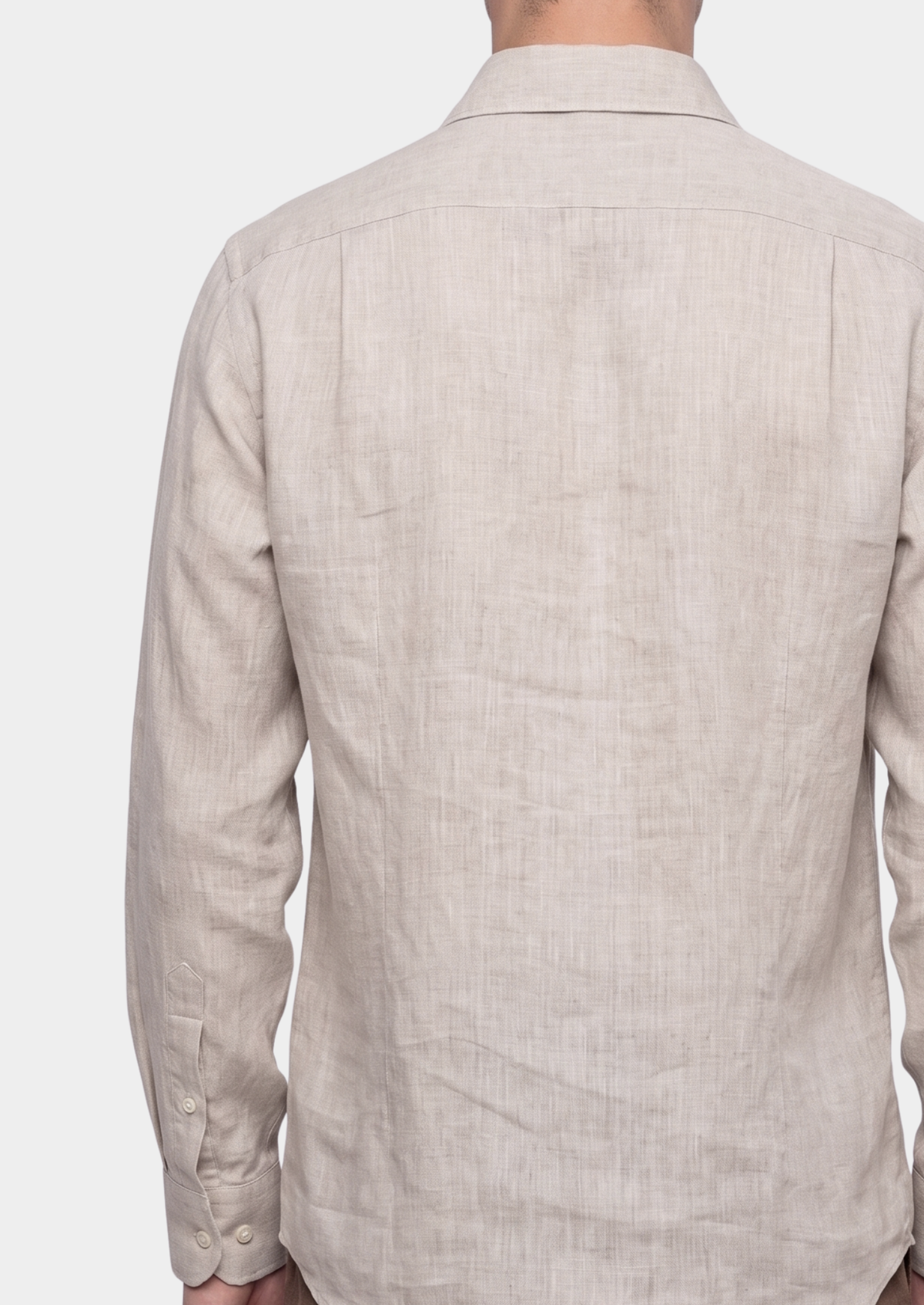 Amalfi Coastal Shirt - Light Beige | Portovelli