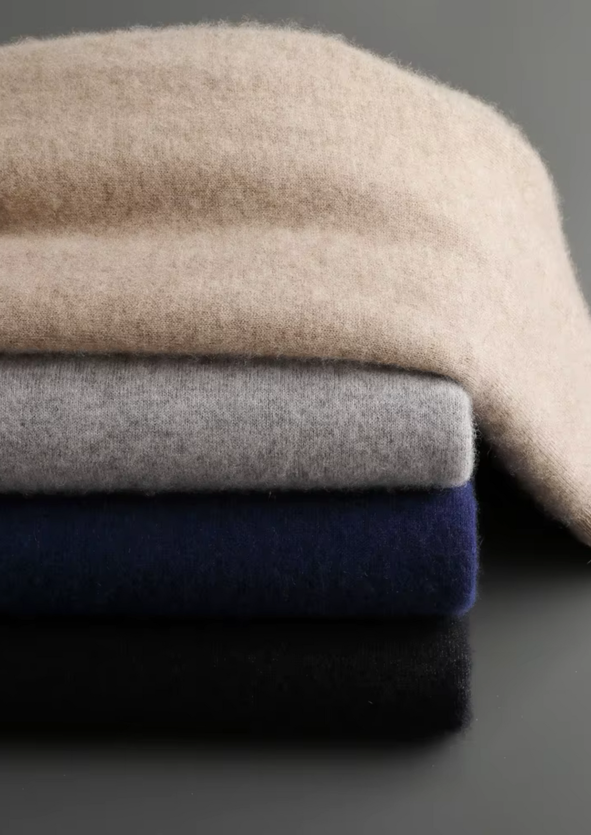 Premium Cashmere Black Vienna Leisure Set | Portovelli