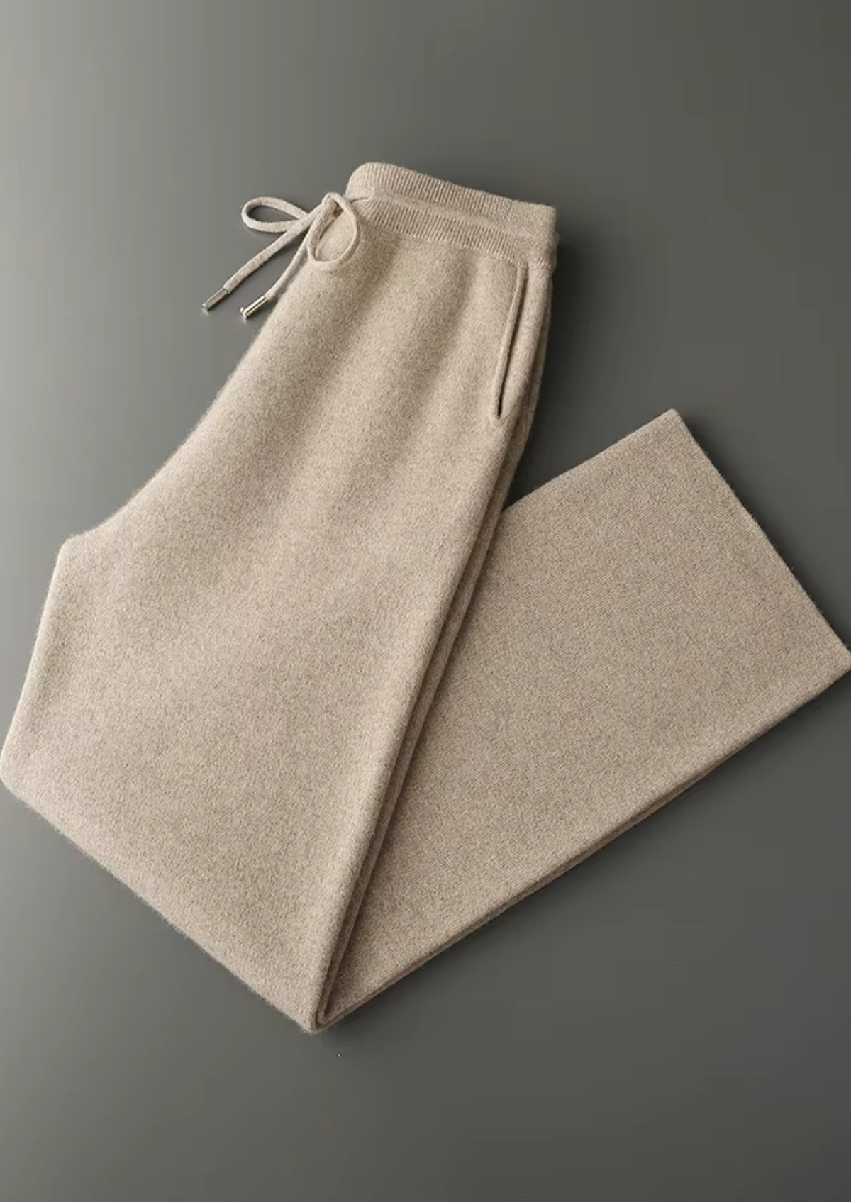Premium Cashmere Relaxed Trousers | Portovelli