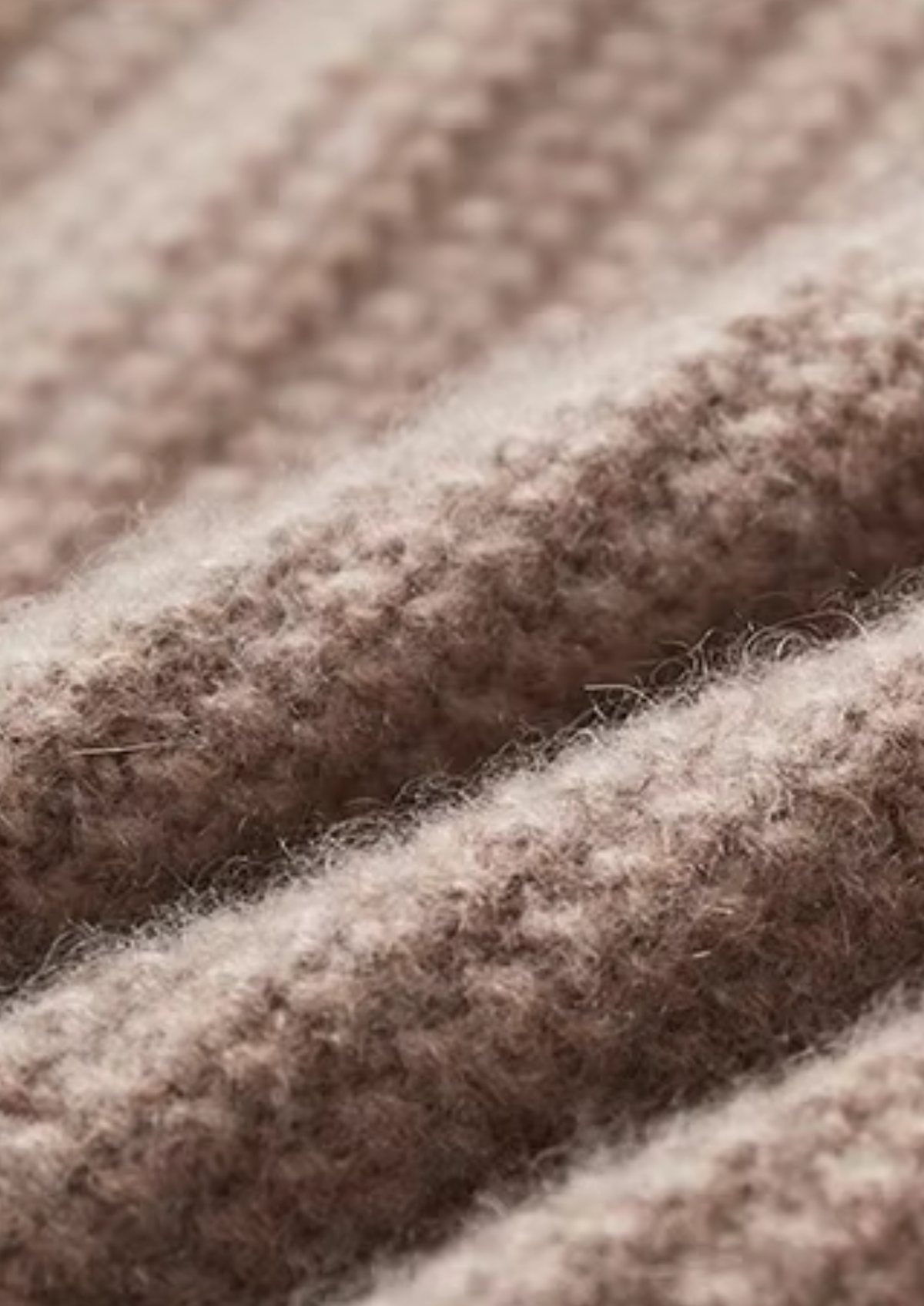 Pure Cashmere Beige Heavyweight Crewneck | Portovelli