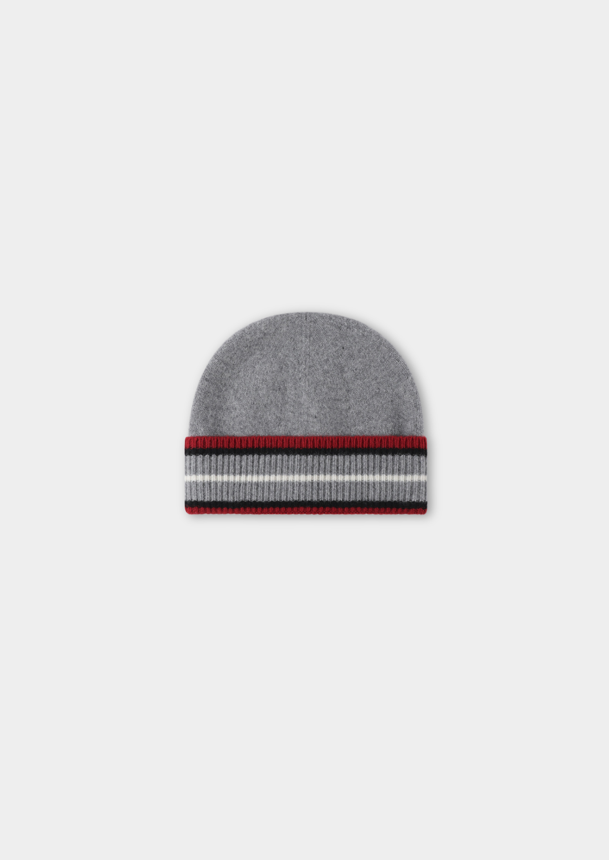 Light Gray Merino Wool Wintertime Beanie | Portovelli
