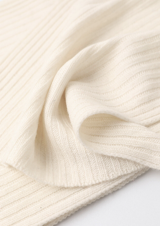 Pure Extra-Fine Merino Wool Wintertime Essentials - Ivory | Portovelli