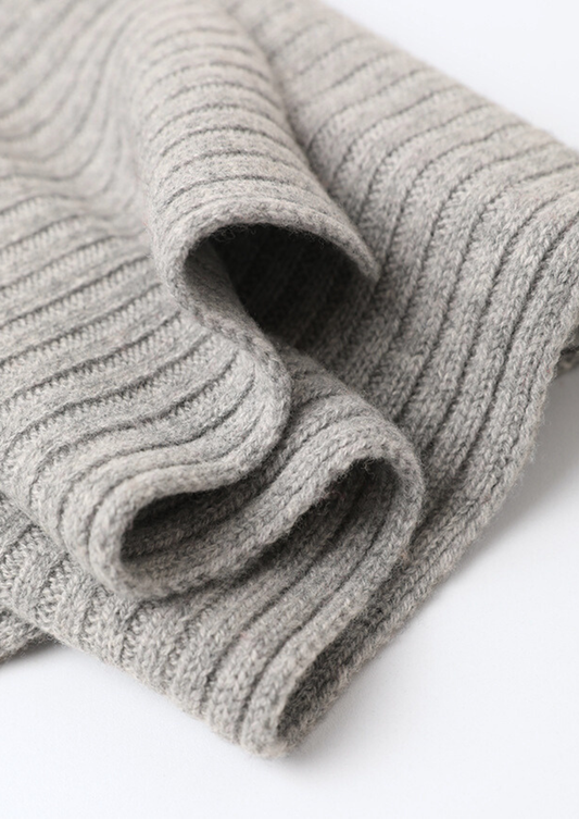 Pure Extra-Fine Merino Wool Wintertime Essentials - Light Gray | Portovelli