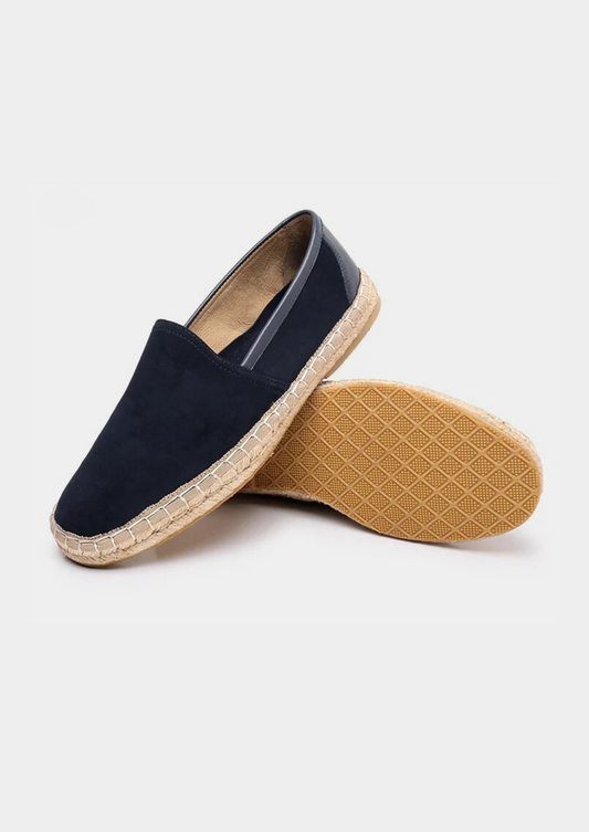 Seaside Espadrilles - Navy Blue | Portovelli