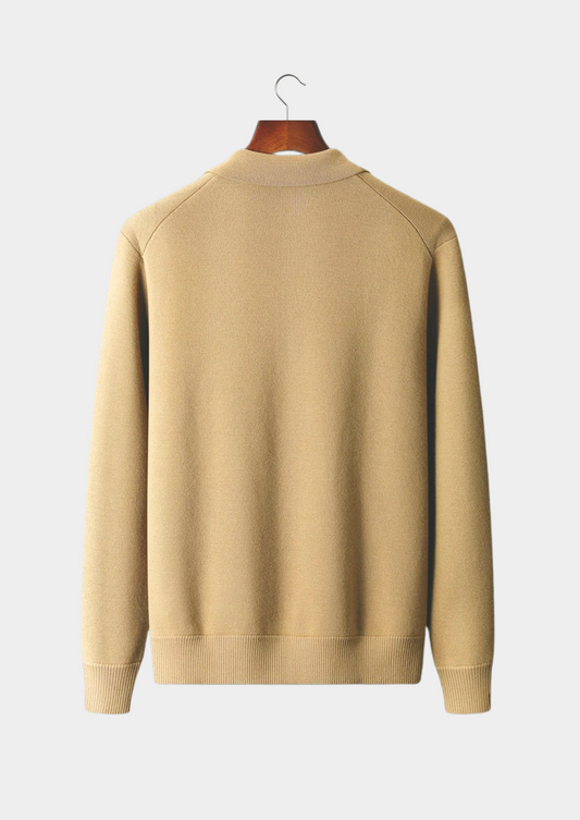 Pure Extra-Fine Merino Wool Button Overshirt | Portovelli