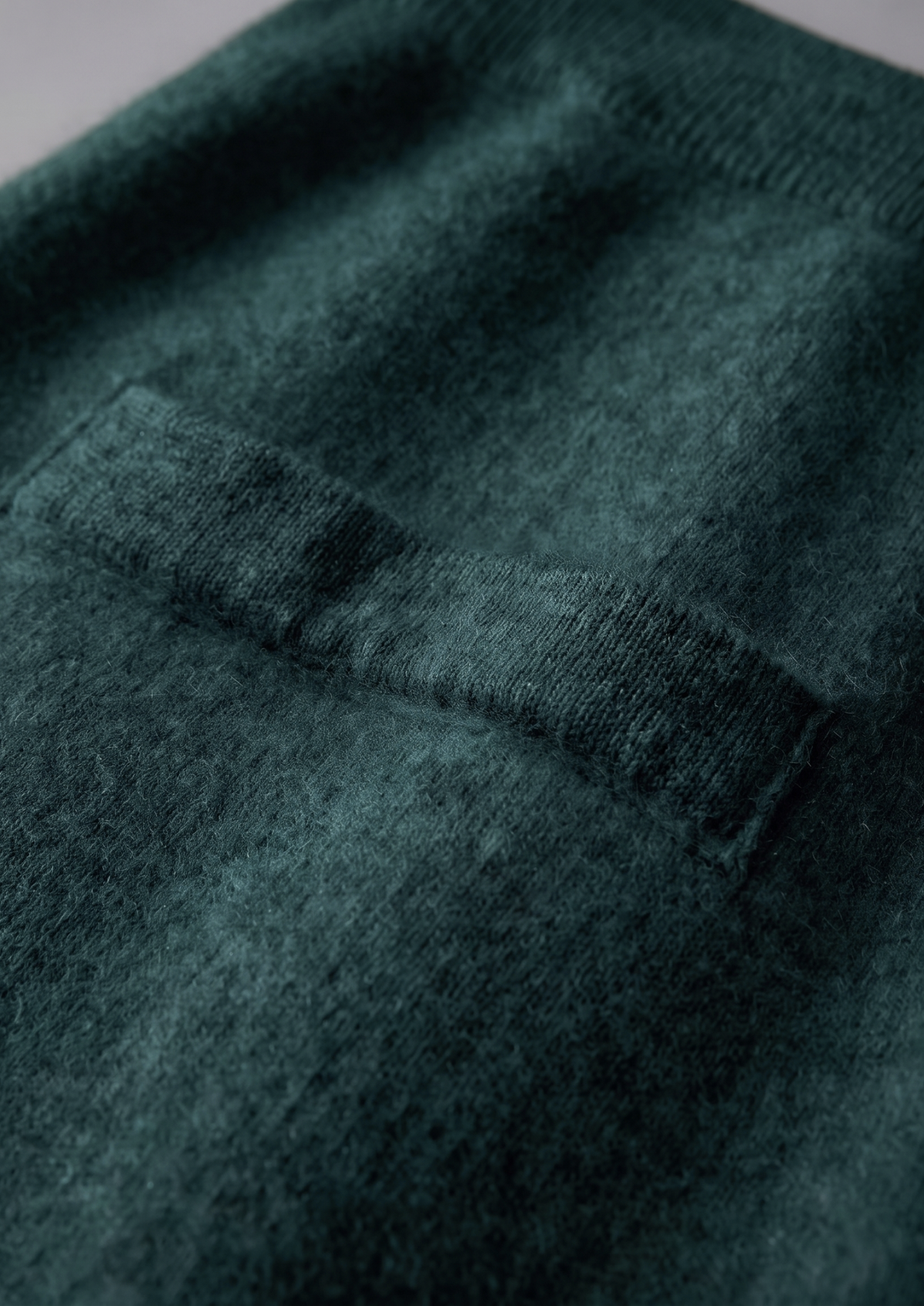 Pure Extra-Fine Merino Wool Sea Green Luzzo Set | Portovelli