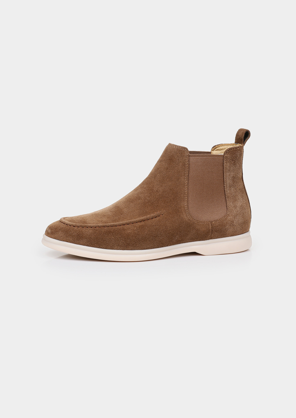 Light Brown Suede Chelsea Boot | Portovelli