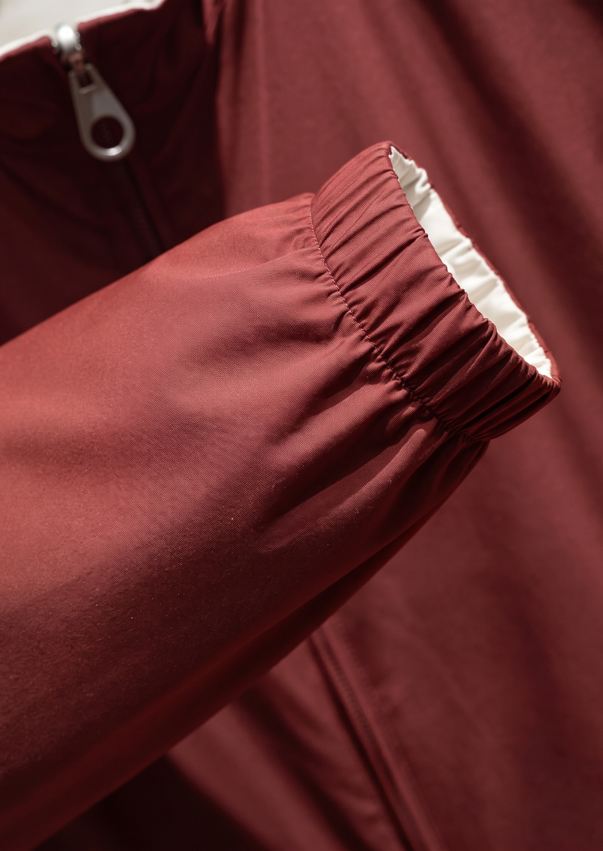 Brick Red Technical Windbreaker Jacket | Portovelli