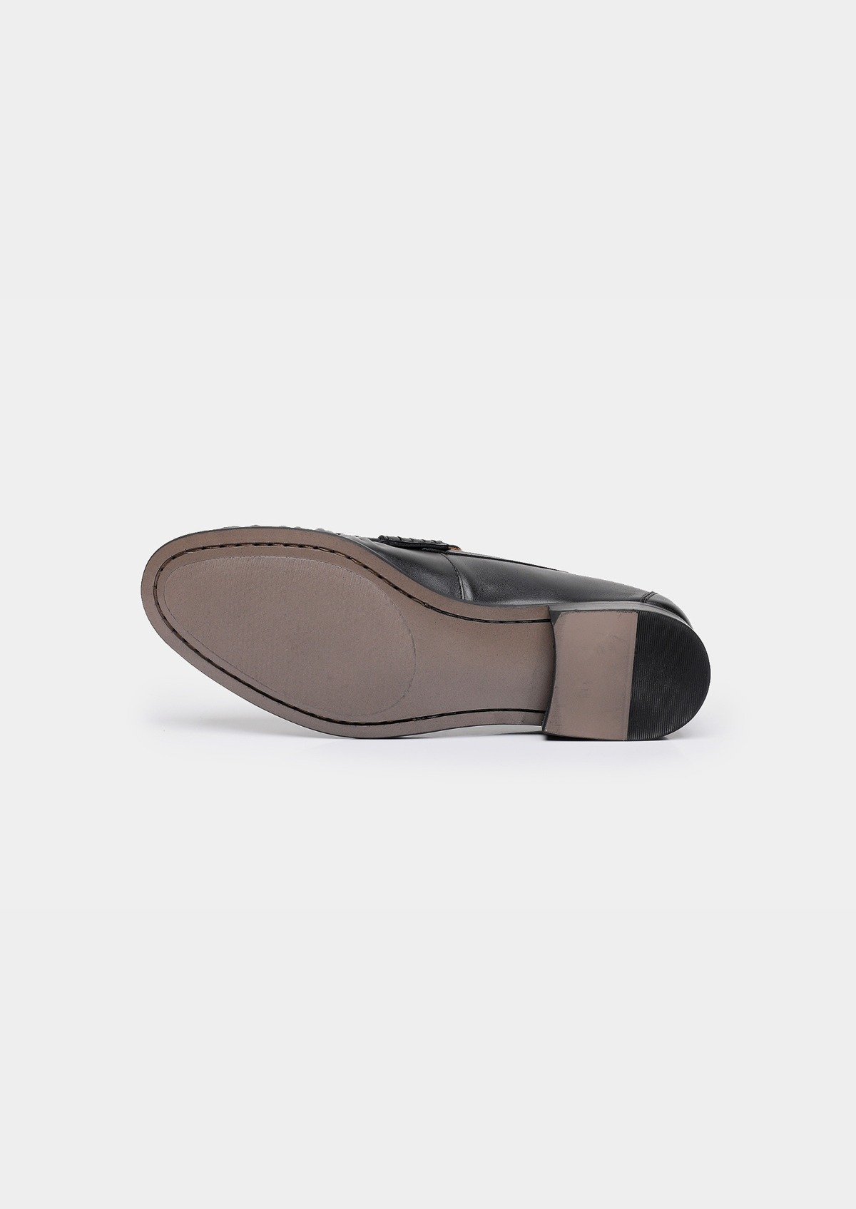 Black Classic Penny Leather Loafers | Portovelli