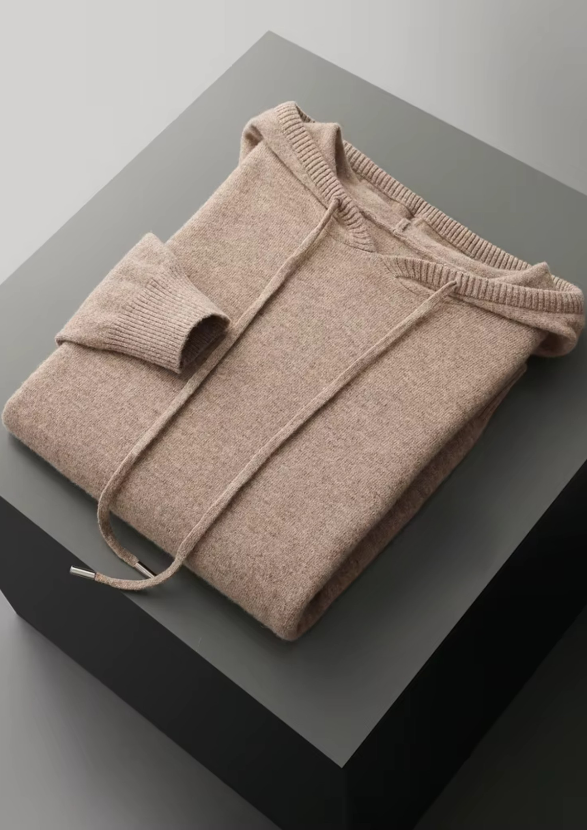 Pure Extra-Fine Merino Wool Leisure Hoodie | Portovelli