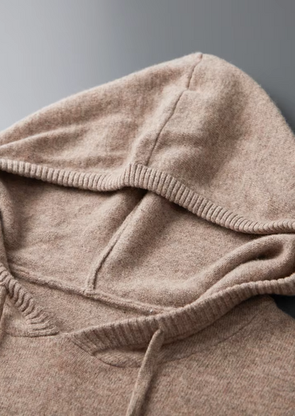 Pure Extra-Fine Merino Wool Leisure Hoodie | Portovelli