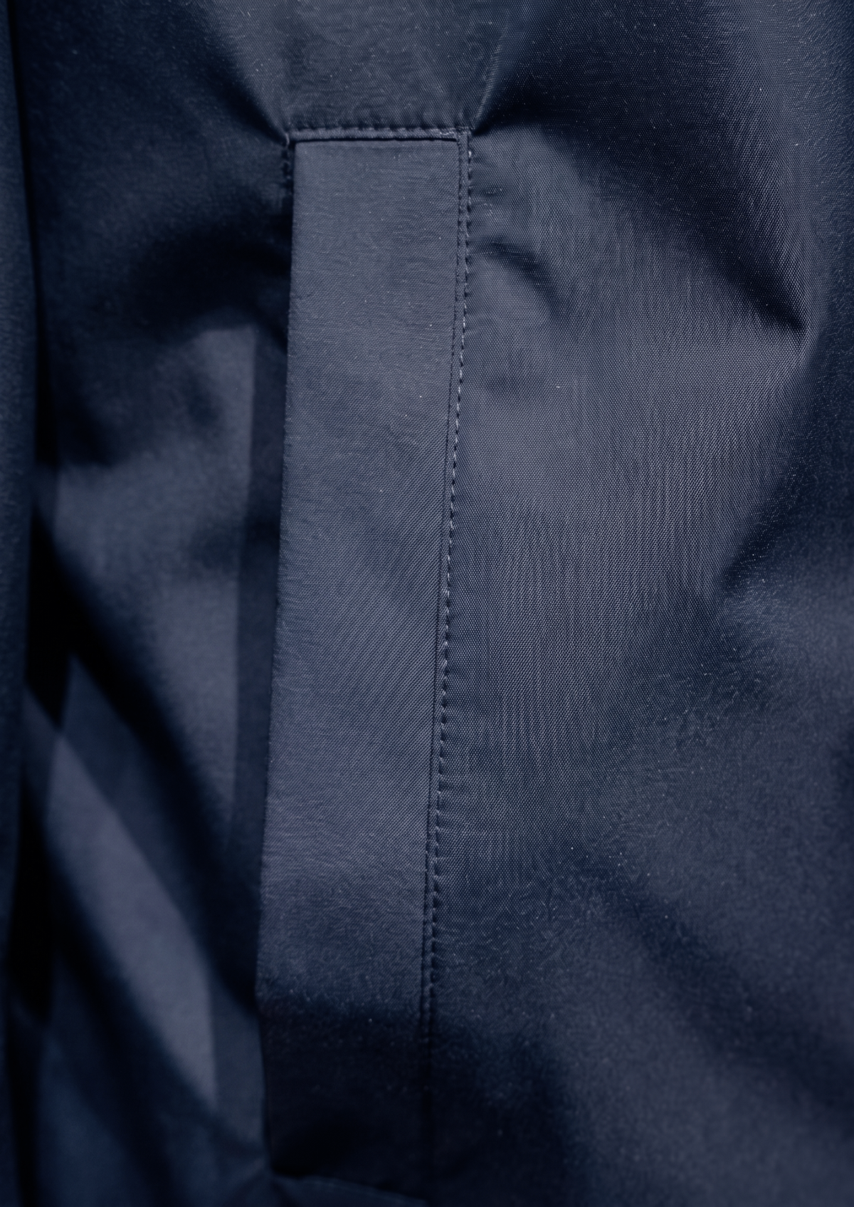Navy Blue Technical Windbreaker Jacket | Portovelli