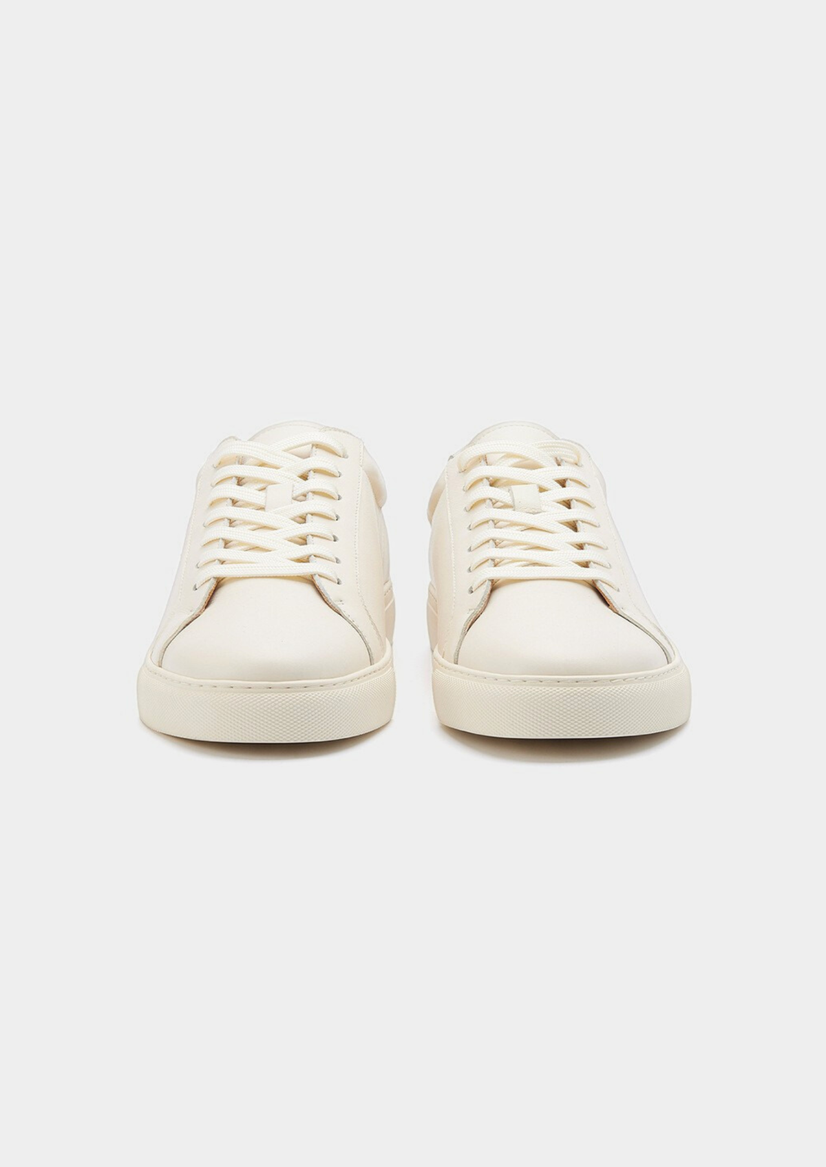 Ivory Essential Leather Sneaker | Portovelli