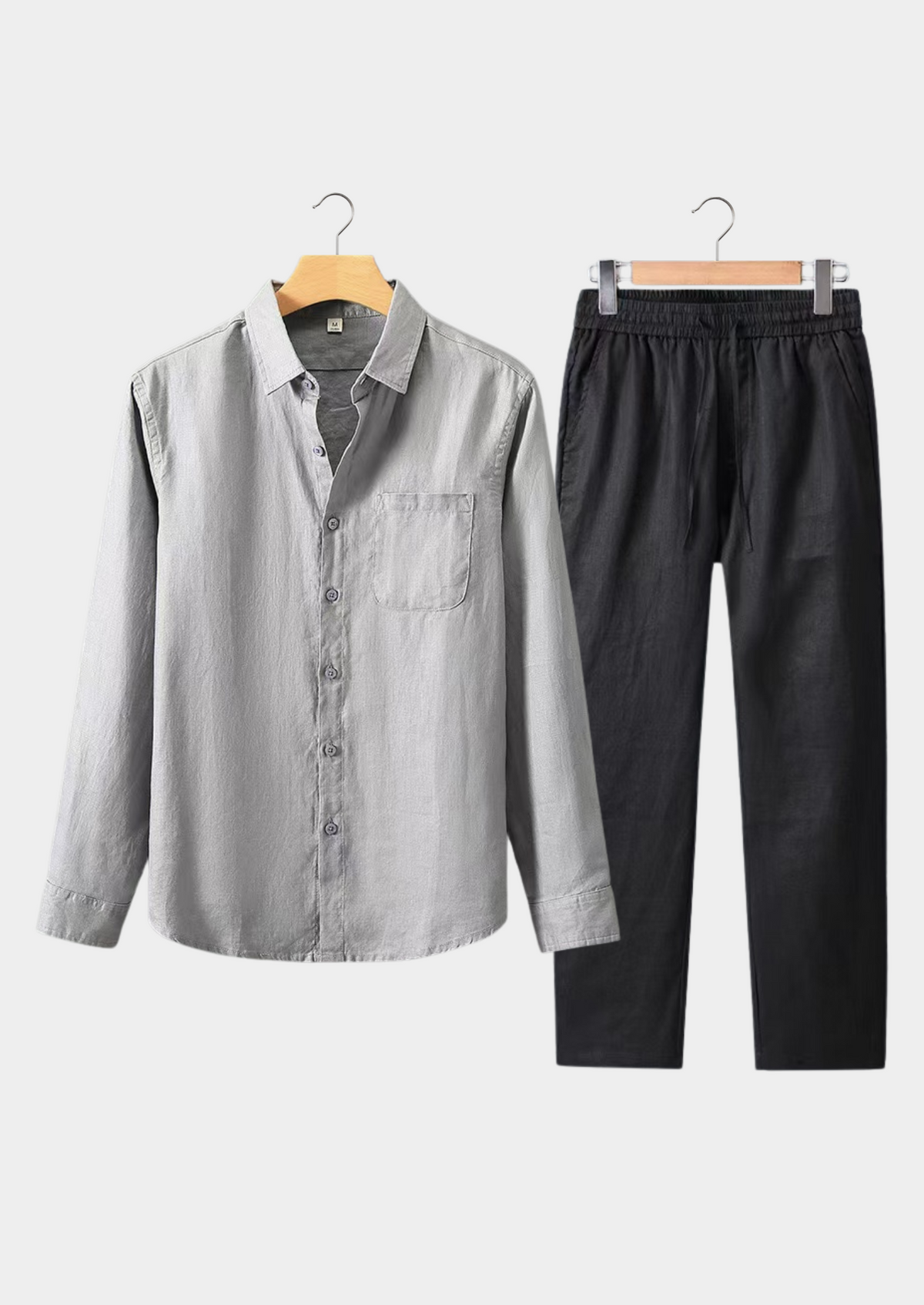 Dolcevita Longsleeve Summer Set - Gray/black | Portovelli