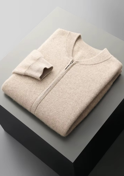 Pure Extra-Fine Merino Wool V-Neck Cardigan | Portovelli