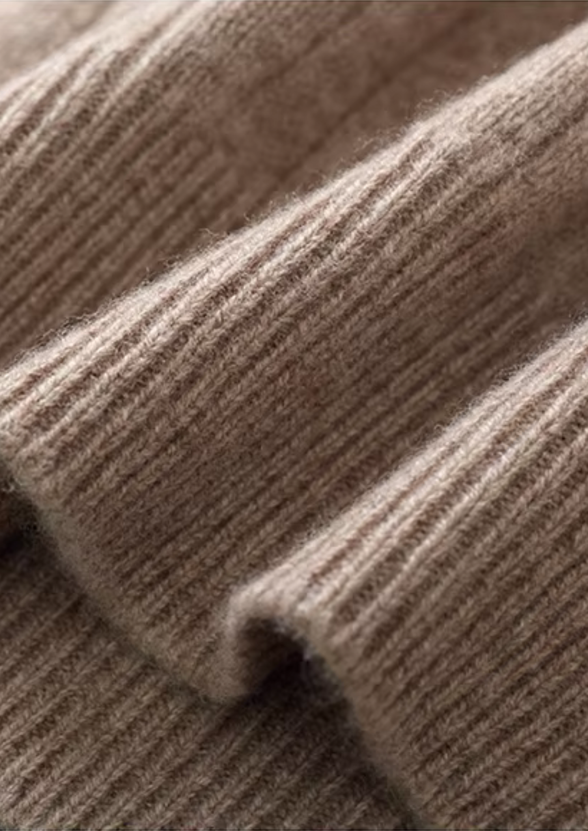 Pure Extra-Fine Merino Wool Rib Mockneck | Portovelli