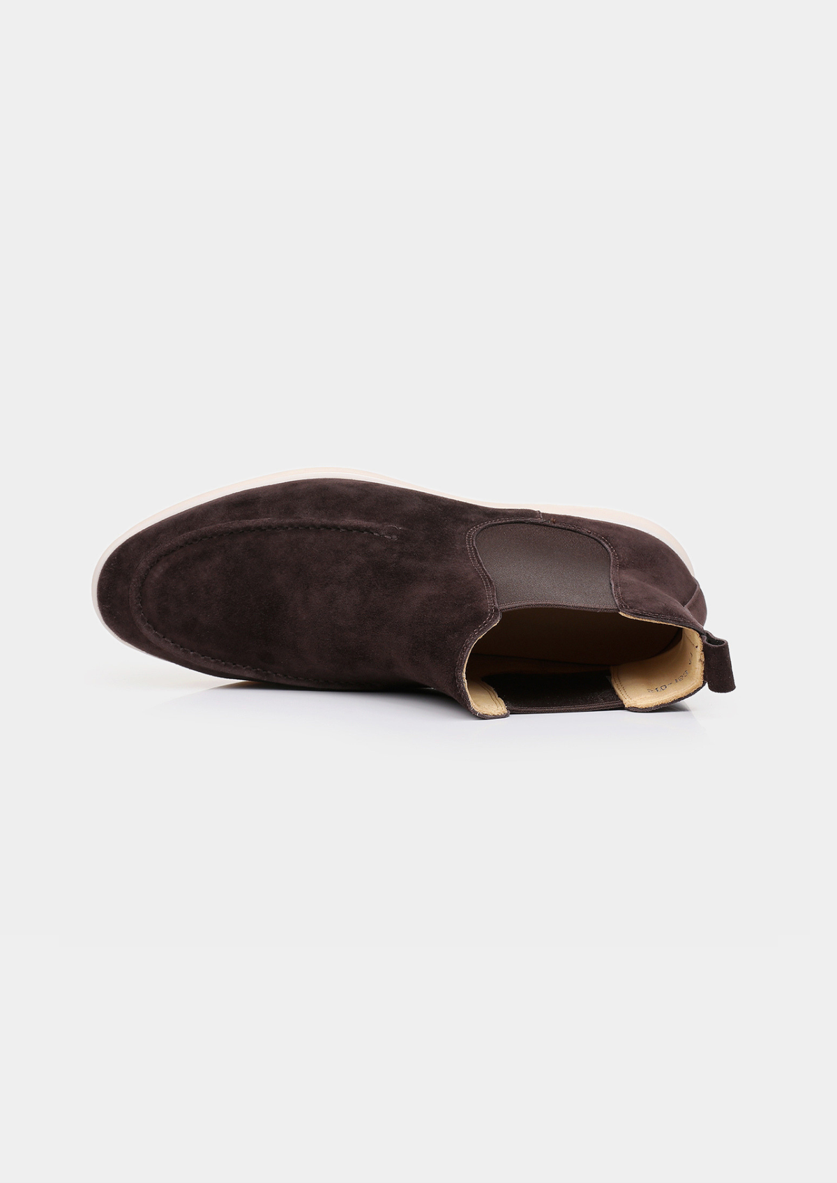 Coffee Suede Chelsea Boot | Portovelli