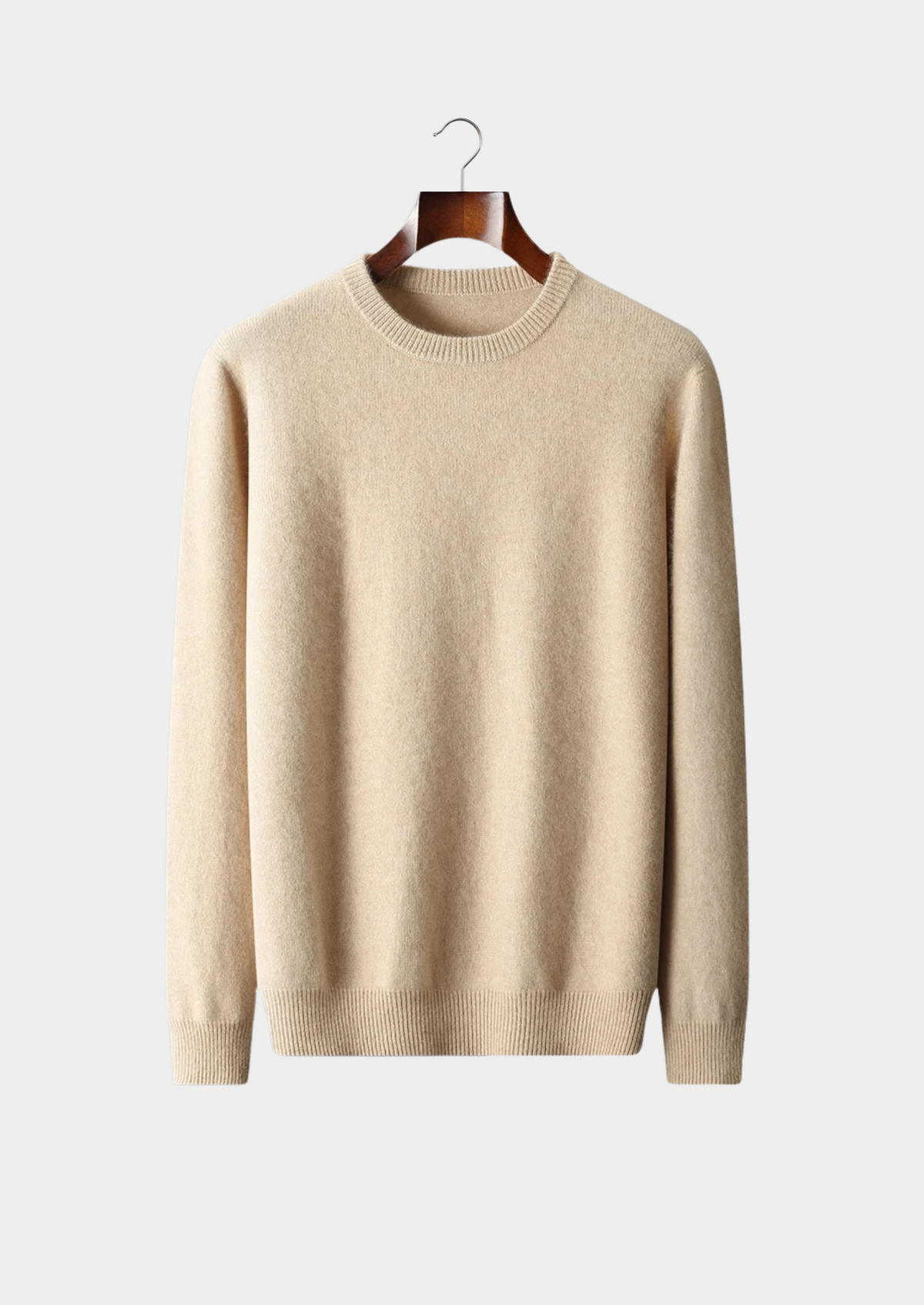 Pure Extra-Fine Merino Wool Classic Crewneck | Portovelli