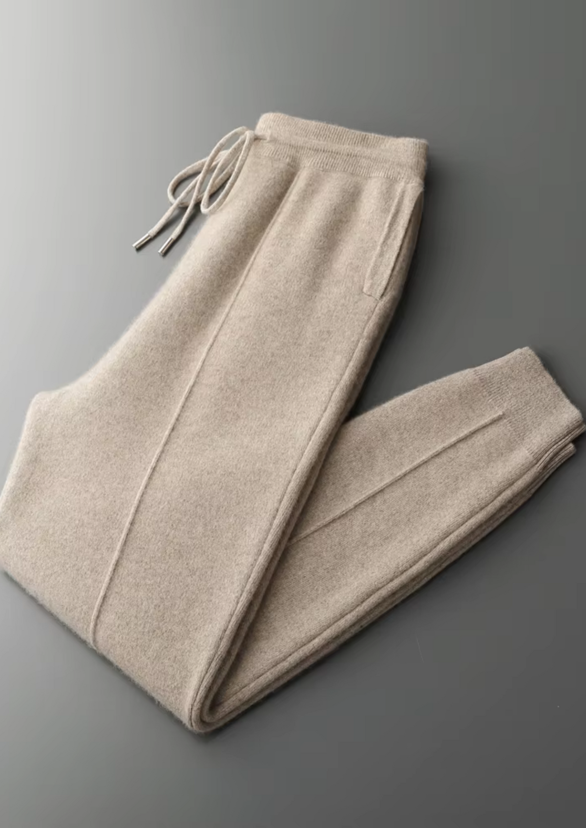 Pure Extra-Fine Merino Wool Leisure Joggers | Portovelli
