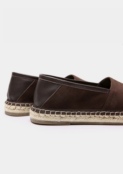 Seaside Espadrilles - Dark Brown | Portovelli