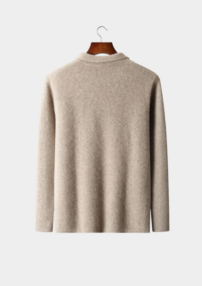 Premium Cashmere Zipper Cardigan | Portovelli