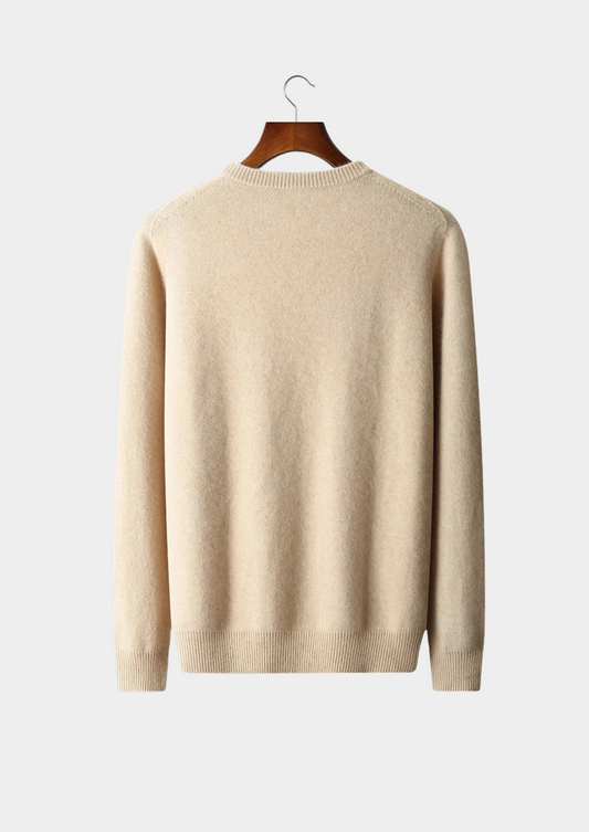 Pure Extra-Fine Merino Wool Classic Crewneck | Portovelli