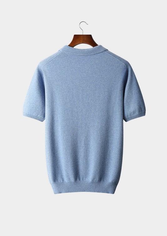 Premium Cashmere Classic Polo Shirt | Portovelli