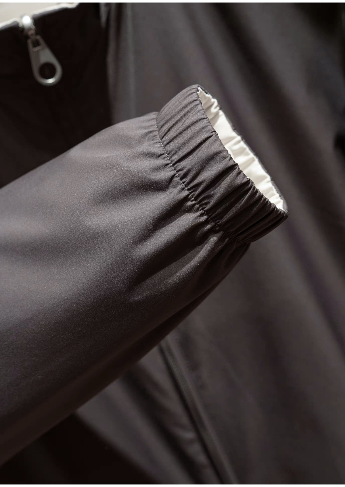 Fog Gray Technical Windbreaker Jacket | Portovelli