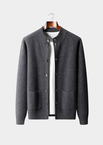 Premium Cashmere Button Cardigan | Portovelli