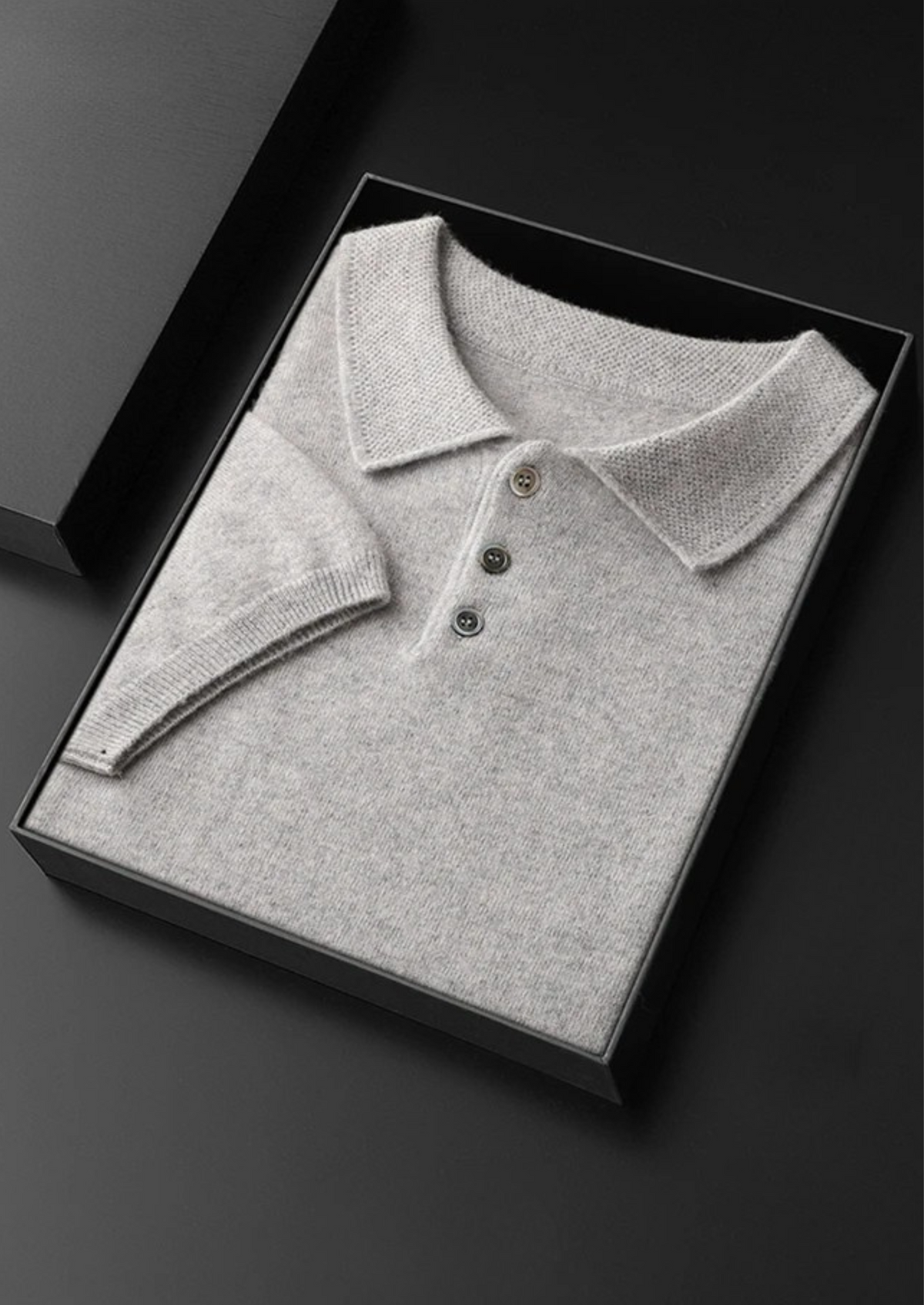 Premium Cashmere Classic Polo Shirt | Portovelli