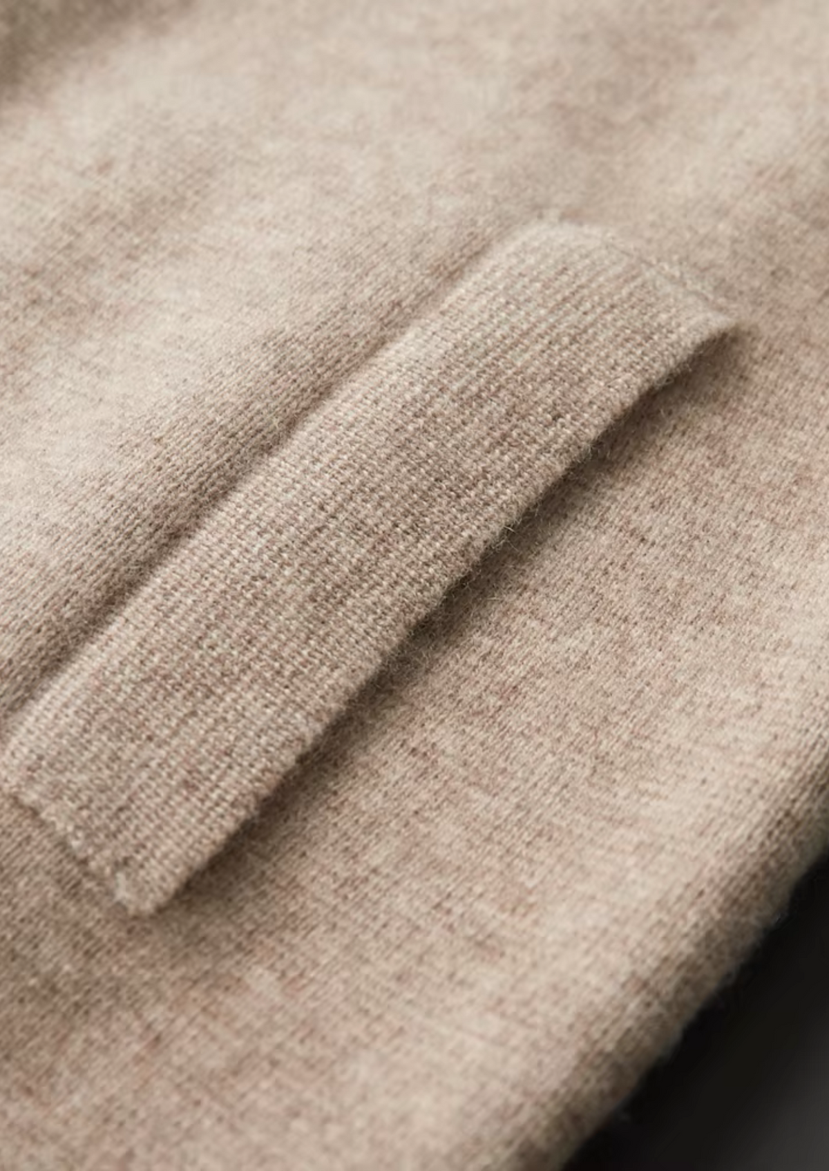 Pure Extra-Fine Merino Wool Zip Polo Cardigan | Portovelli