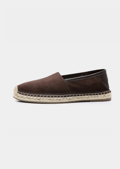 Seaside Espadrilles - Dark Brown | Portovelli