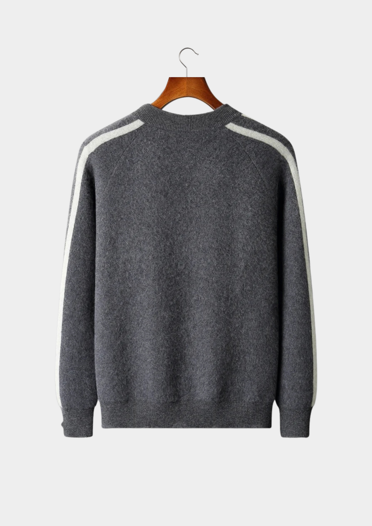 Pure Extra-Fine Merino Wool Striped Cardigan | Portovelli