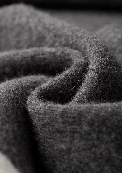 Pure Extra-Fine Merino Wool Wide Leisure Trousers | Portovelli