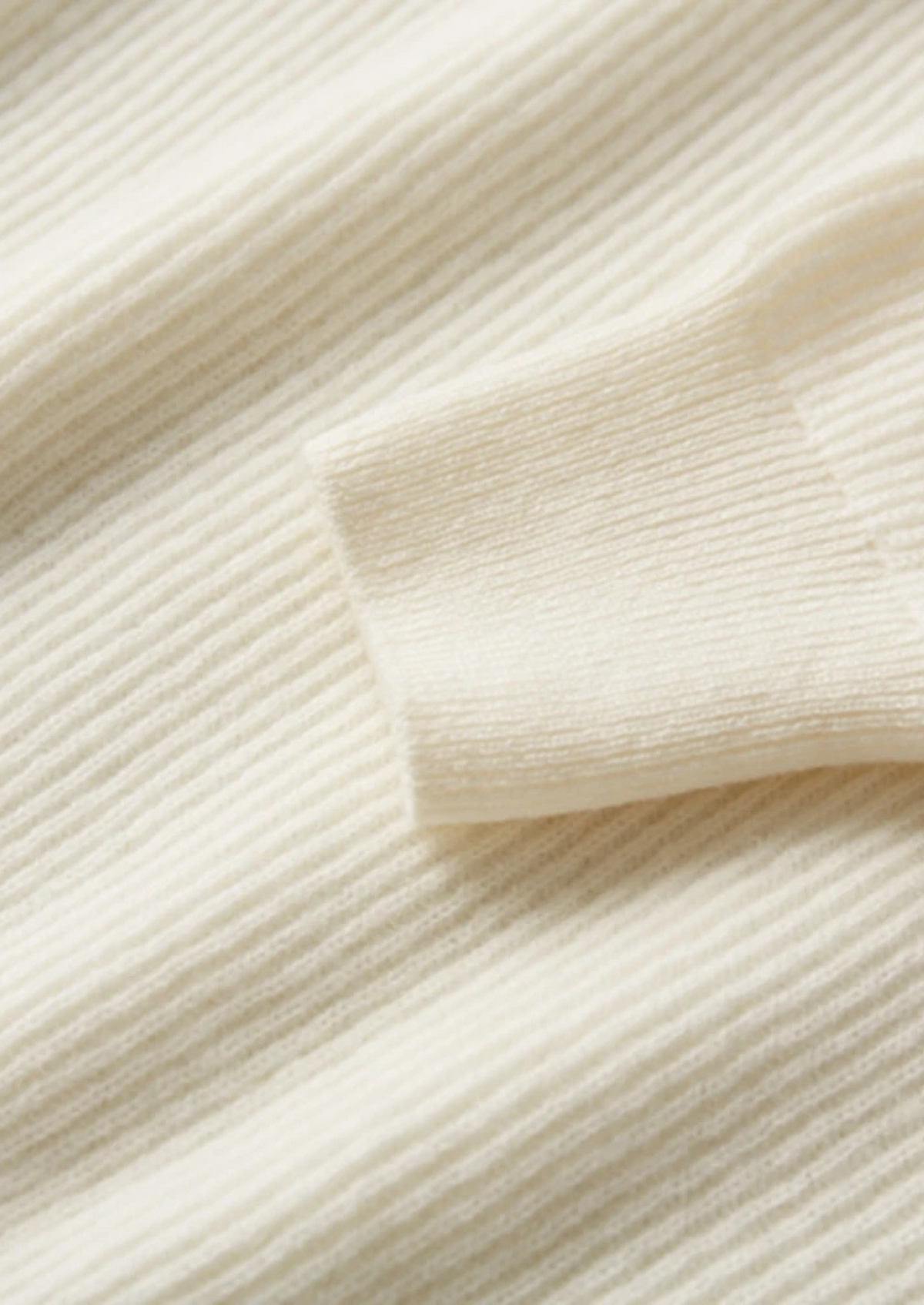Premium Cashmere Classic Ribbed Henley Sweater | Portovelli