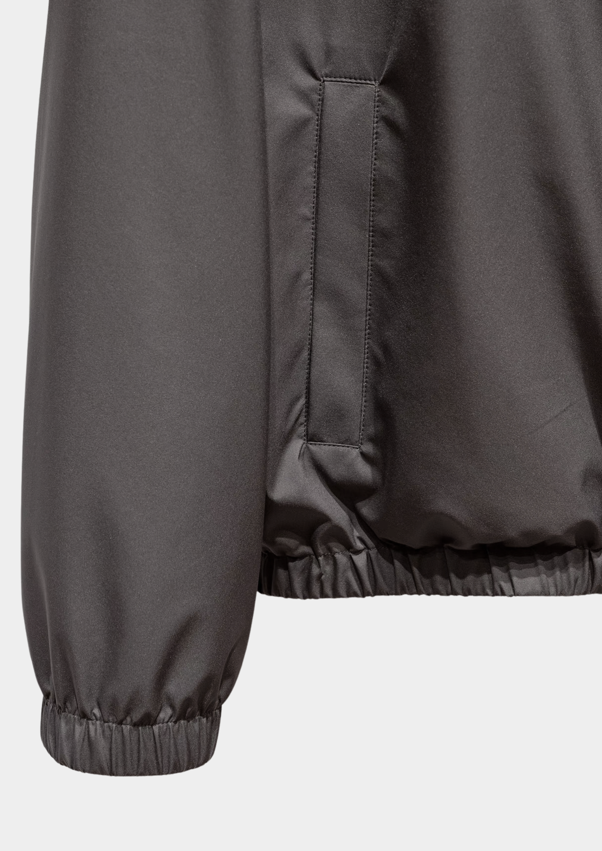 Fog Gray Technical Windbreaker Jacket | Portovelli