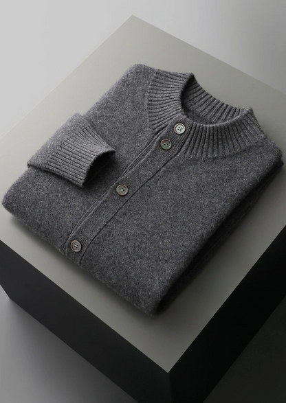 Premium Cashmere Button Cardigan | Portovelli