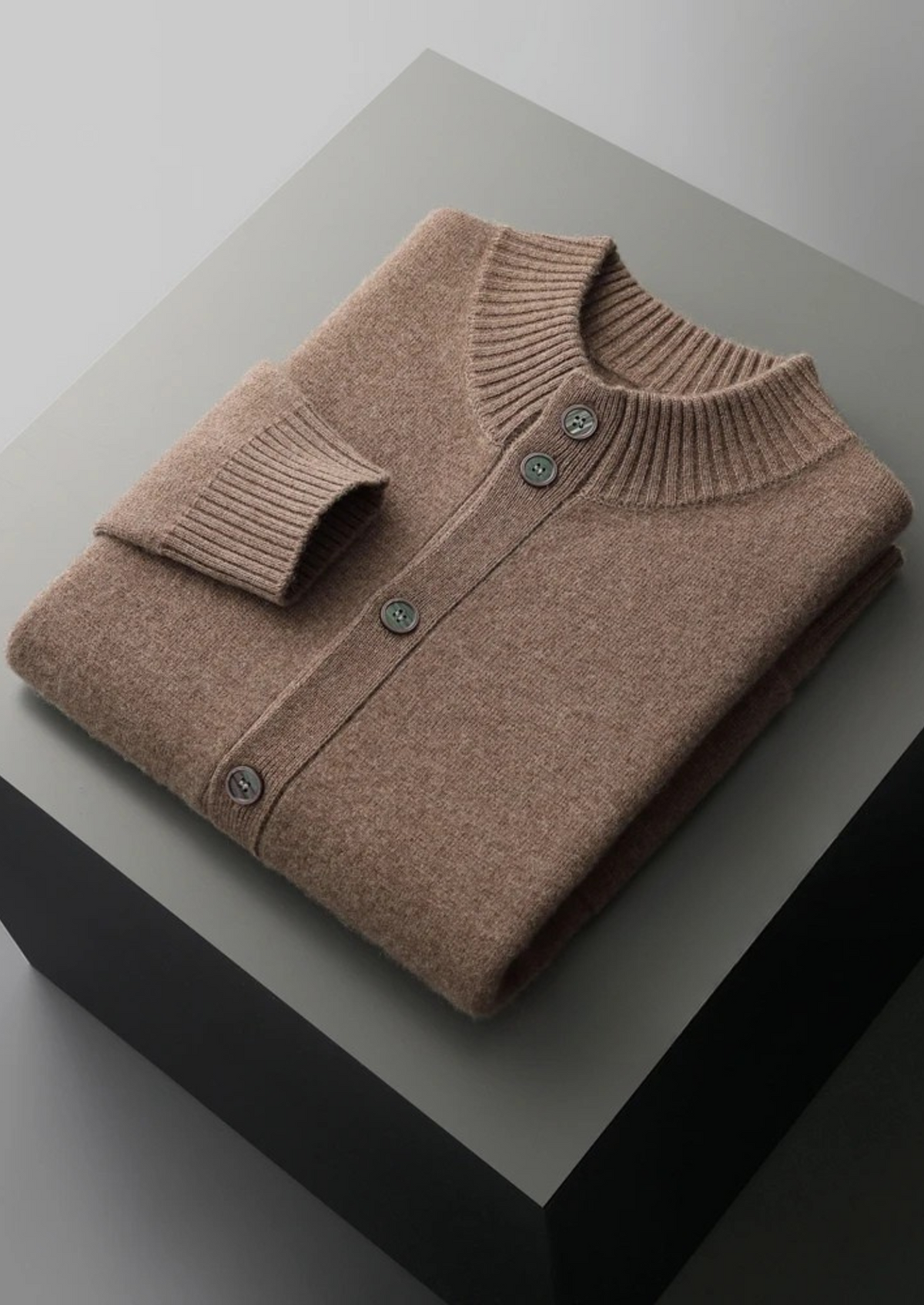 Premium Cashmere Button Cardigan | Portovelli