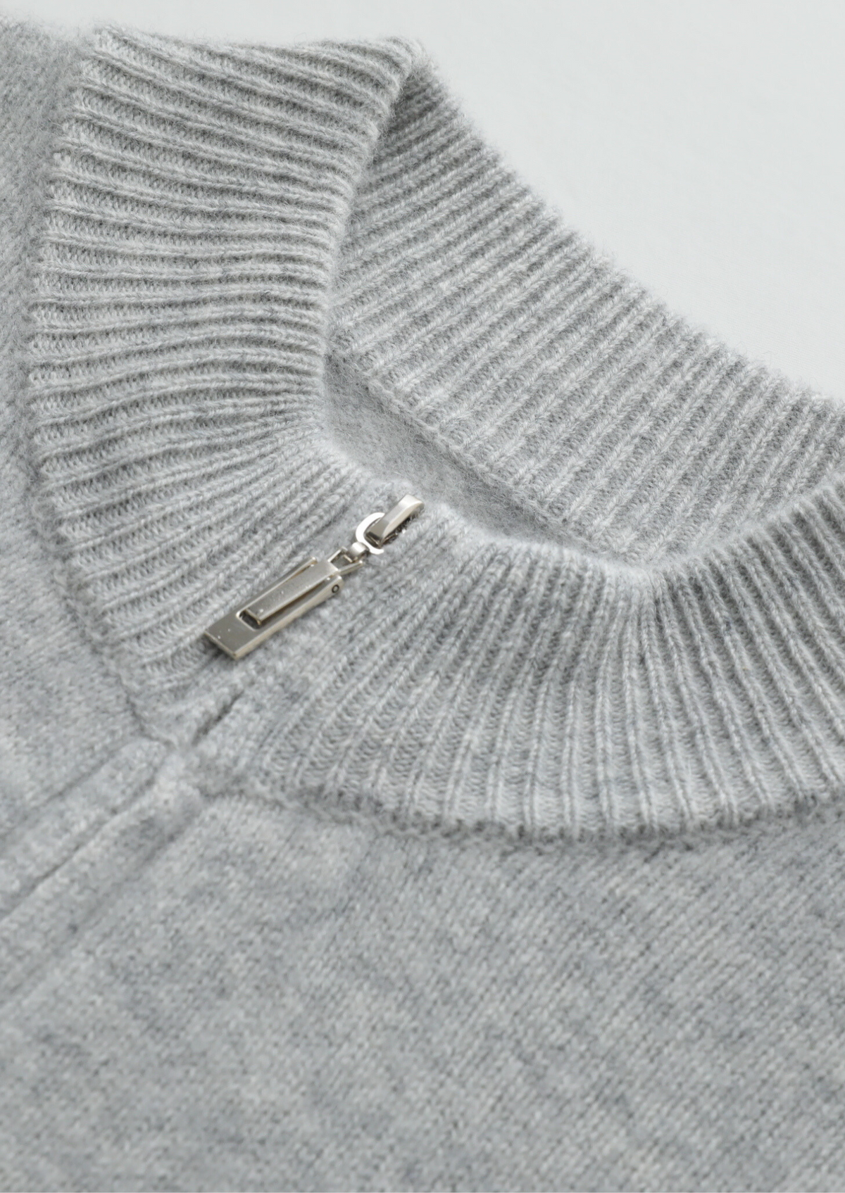 Pure Extra-Fine Merino Wool Light Gray Luzzo Set | Portovelli