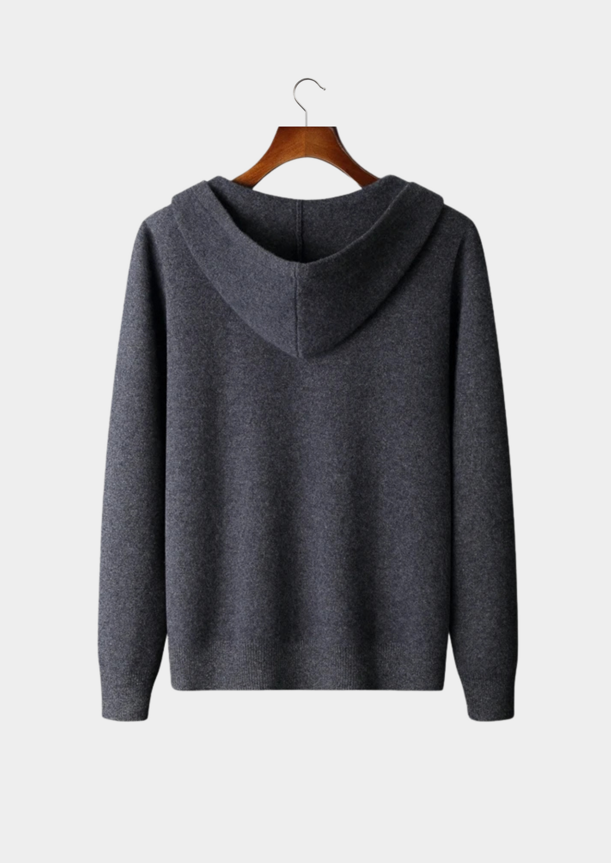 Premium Cashmere Zipper Hoodie | Portovelli