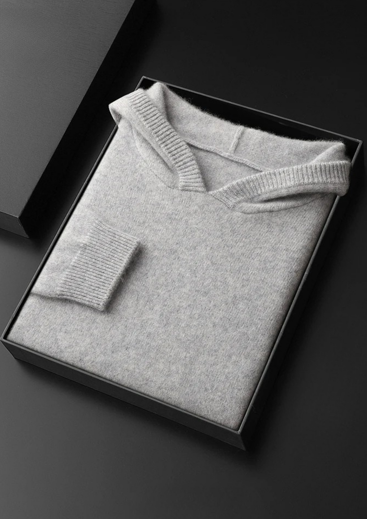 Premium Cashmere Leisure Hoodie | Portovelli