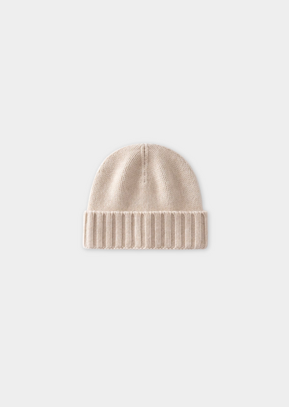 Sand Cashmere Wintertime Beanie | Portovelli