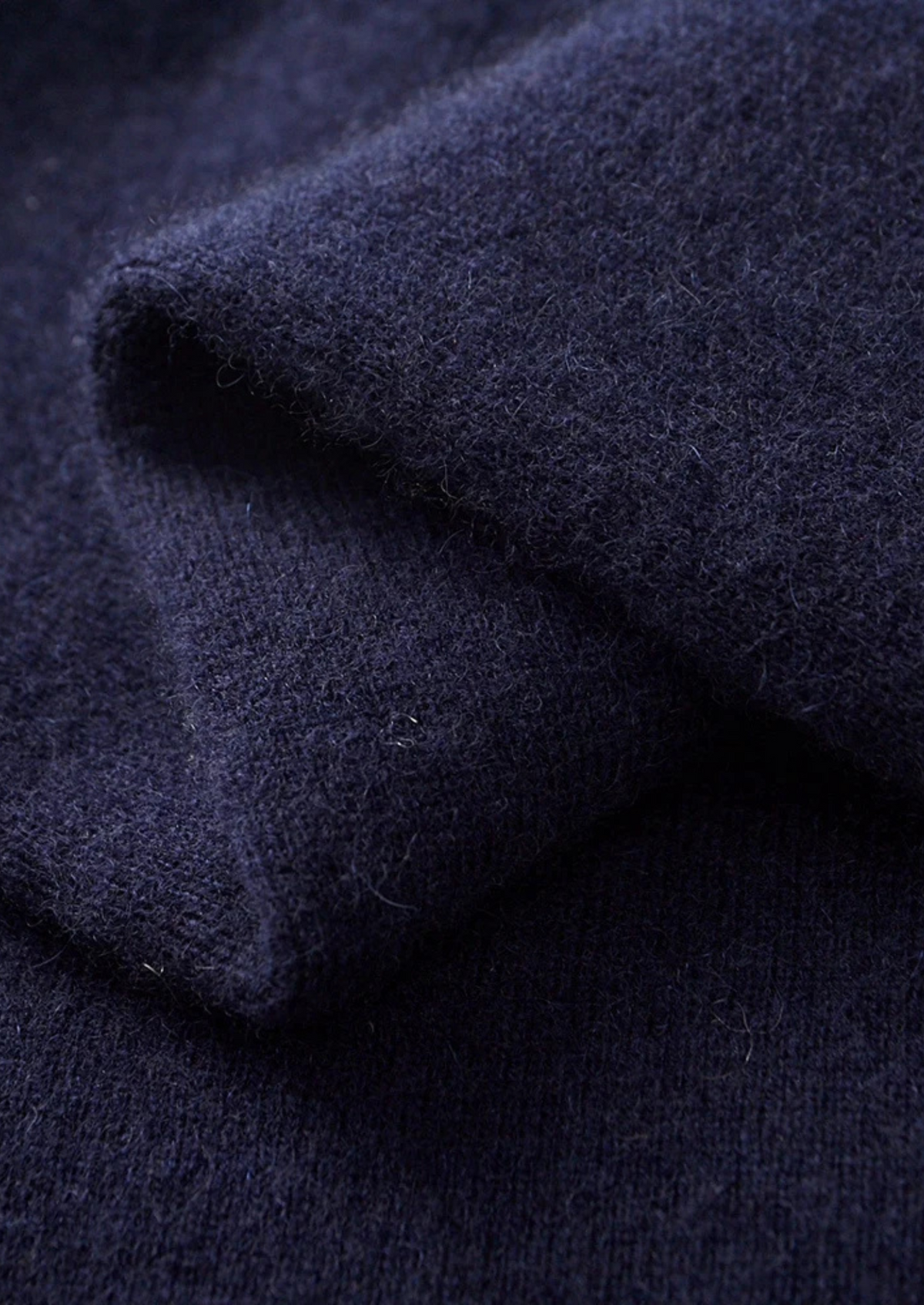 Pure Extra-Fine Merino Wool Two-Tone Polo Cardigan | Portovelli
