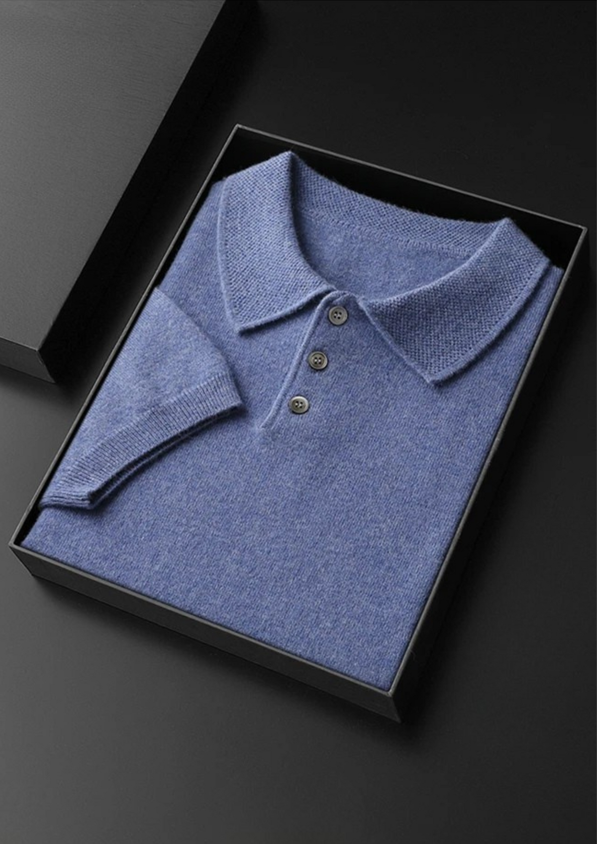Premium Cashmere Classic Polo Shirt | Portovelli