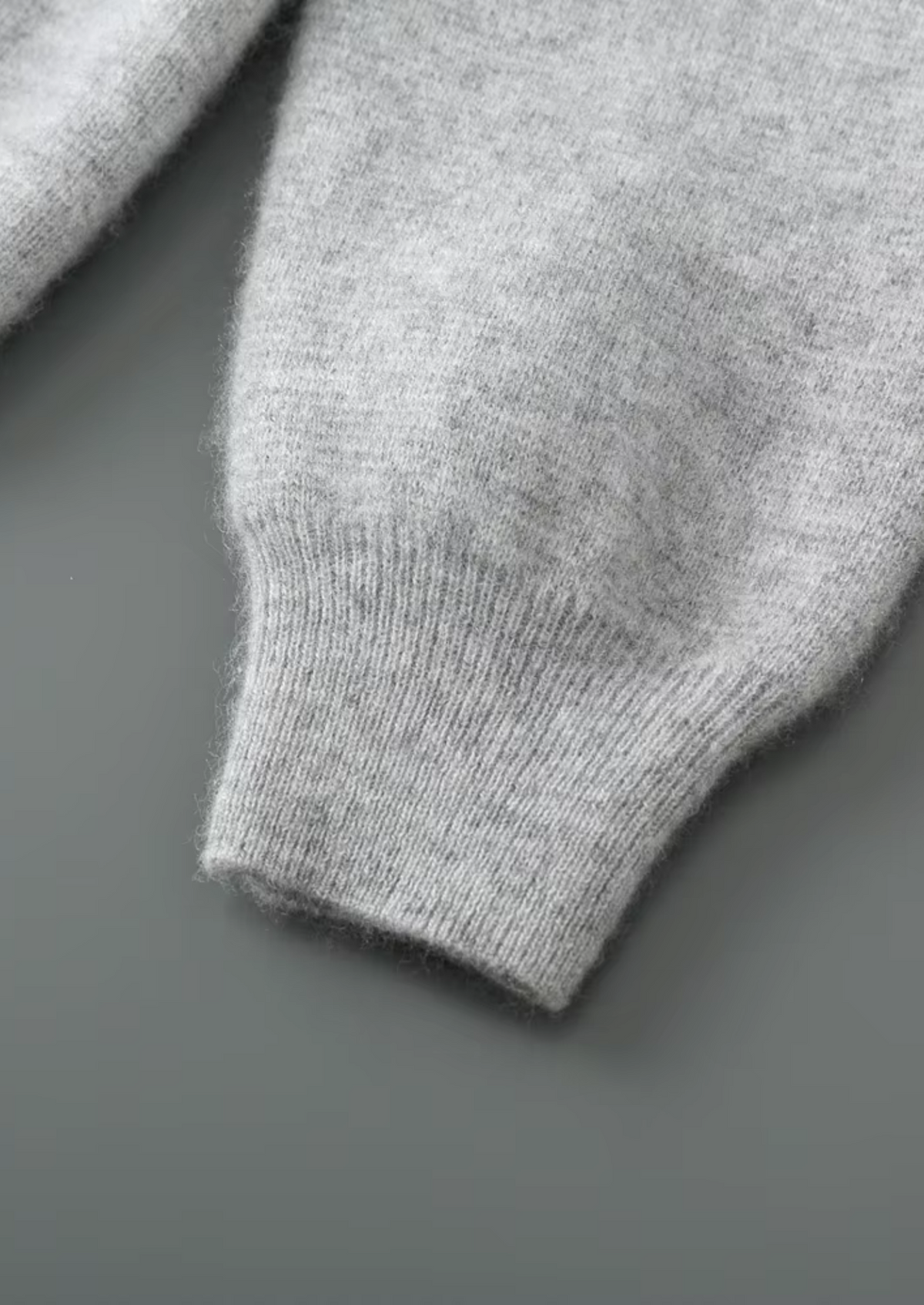 Pure Extra-Fine Merino Wool Zipper Hoodie | Portovelli