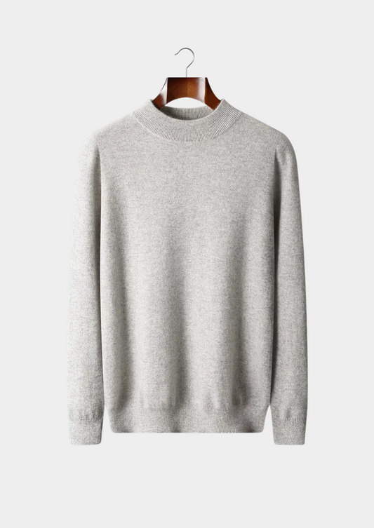 Pure Extra-Fine Merino Wool Classic Mockneck | Portovelli
