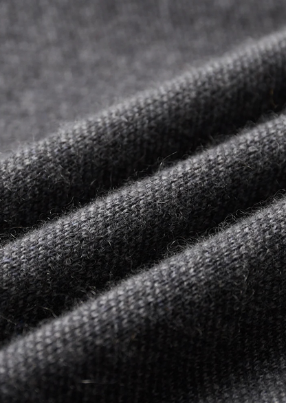 Premium Cashmere Jacquard Zip Cardigan | Portovelli