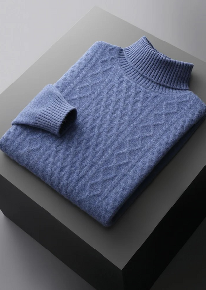 Pure Extra-Fine Merino Wool Wintertime Rollneck | Portovelli